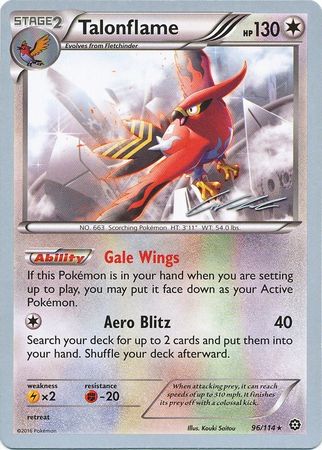 Talonflame (96/114) (Ninja Blitz - Cody Walinski) [World Championships 2016] | Eastridge Sports Cards & Games