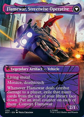 Flamewar, Brash Veteran // Flamewar, Streetwise Operative (Shattered Glass) [Universes Beyond: Transformers] | Eastridge Sports Cards & Games