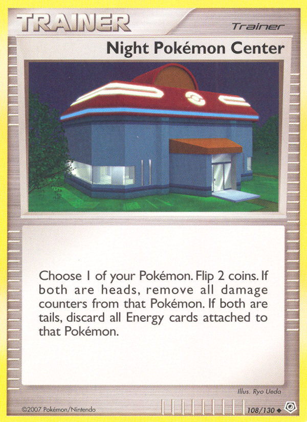 Night Pokemon Center (108/130) [Diamond & Pearl: Base Set] | Eastridge Sports Cards & Games