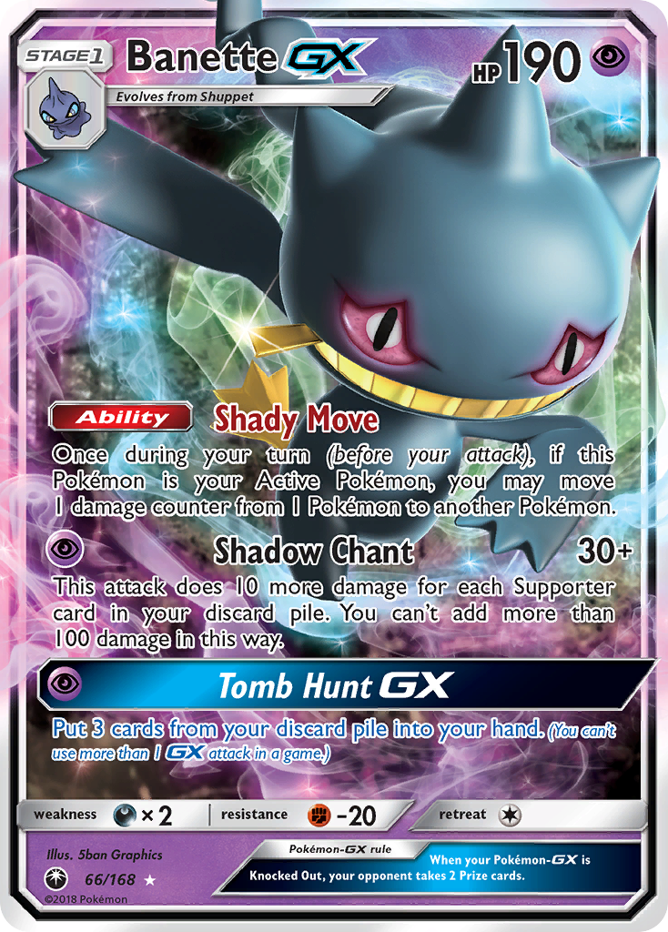 Banette GX (66/168) [Sun & Moon: Celestial Storm] | Eastridge Sports Cards & Games