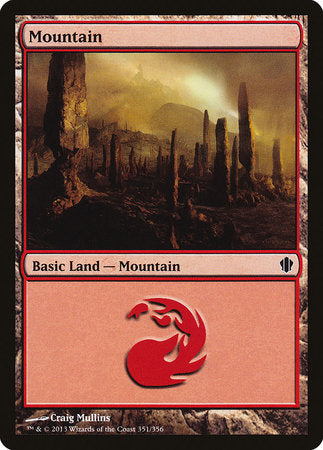 Mountain (351) [Commander 2013] | Eastridge Sports Cards & Games