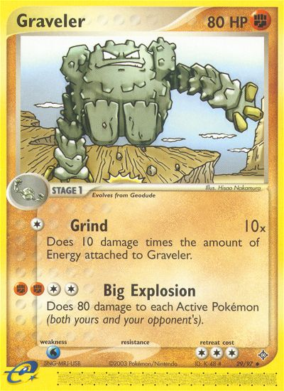 Graveler (29/97) [EX: Dragon] | Eastridge Sports Cards & Games