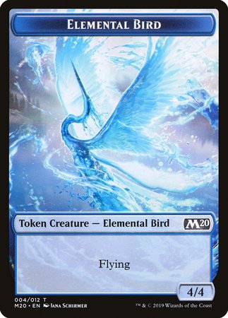 Elemental Bird Token [Core Set 2020 Tokens] | Eastridge Sports Cards & Games