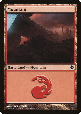 Mountain (244) [Rise of the Eldrazi] | Eastridge Sports Cards & Games