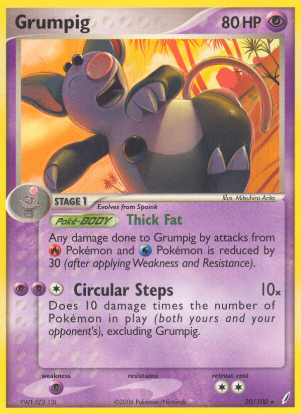 Grumpig (20/100) [EX: Crystal Guardians] | Eastridge Sports Cards & Games