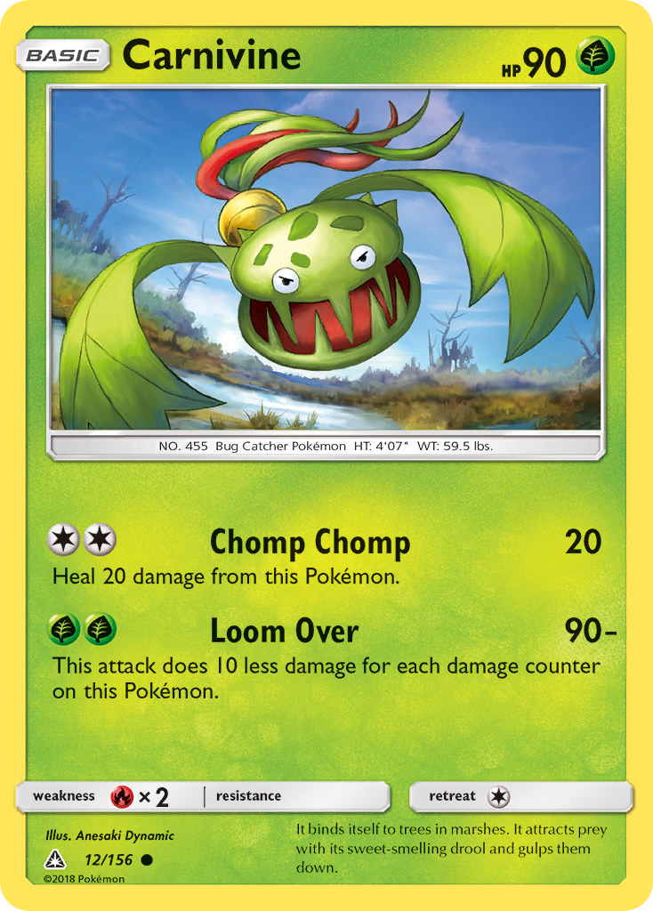 Carnivine (12/156) [Sun & Moon: Ultra Prism] | Eastridge Sports Cards & Games