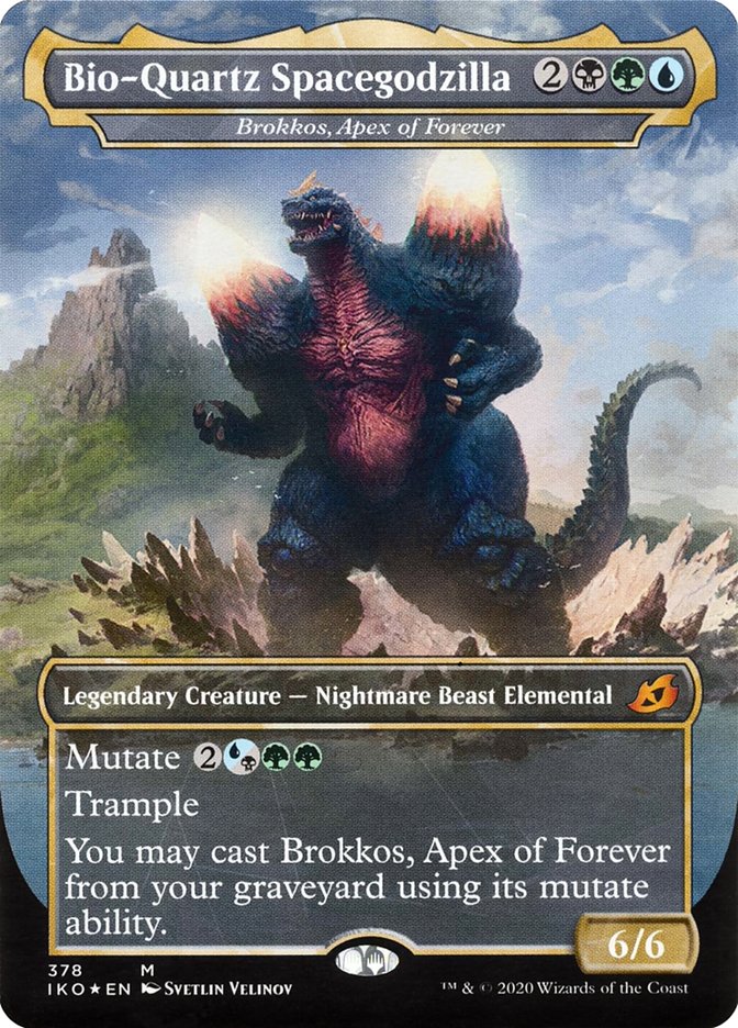 Brokkos, Apex of Forever - Bio-Quartz Spacegodzilla (Godzilla Series) [Ikoria: Lair of Behemoths] | Eastridge Sports Cards & Games