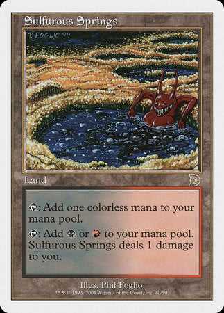 Sulfurous Springs [Deckmasters] | Eastridge Sports Cards & Games