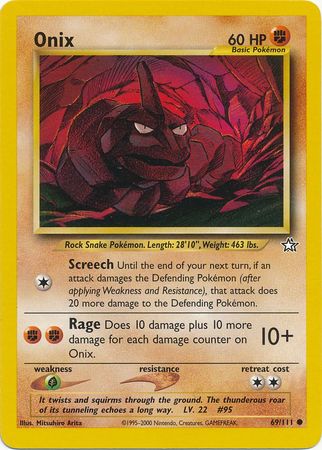 Onix (69/111) [Neo Genesis Unlimited] | Eastridge Sports Cards & Games
