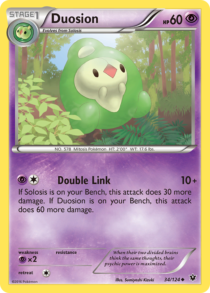 Duosion (34/124) [XY: Fates Collide] | Eastridge Sports Cards & Games