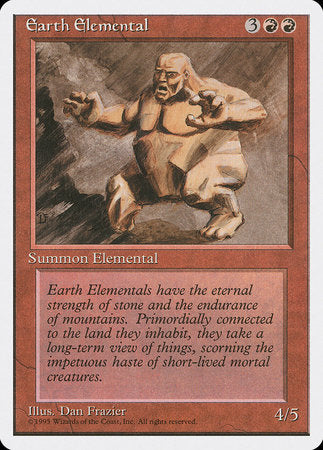 Earth Elemental [Fourth Edition] | Eastridge Sports Cards & Games