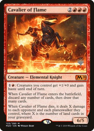 Cavalier of Flame [Core Set 2020 Promos] | Eastridge Sports Cards & Games