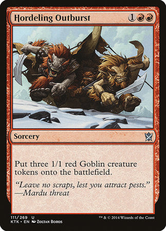 Hordeling Outburst [Khans of Tarkir] | Eastridge Sports Cards & Games