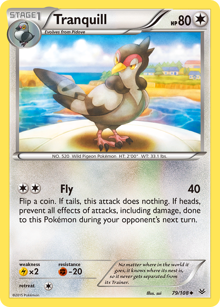 Tranquill (79/108) [XY: Roaring Skies] | Eastridge Sports Cards & Games