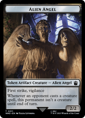 Alien Angel // Mark of the Rani Double-Sided Token [Doctor Who Tokens] | Eastridge Sports Cards & Games