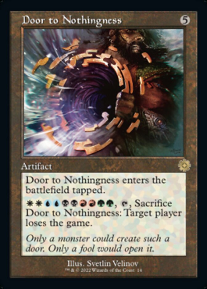 Door to Nothingness (Retro) [The Brothers' War Retro Artifacts] | Eastridge Sports Cards & Games