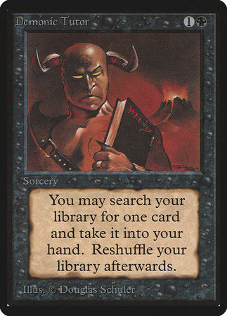 Demonic Tutor [Limited Edition Beta] | Eastridge Sports Cards & Games