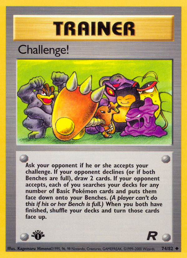 Challenge! (74/82) [Team Rocket 1st Edition] | Eastridge Sports Cards & Games