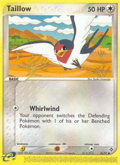 Taillow (76/97) [EX: Dragon] | Eastridge Sports Cards & Games