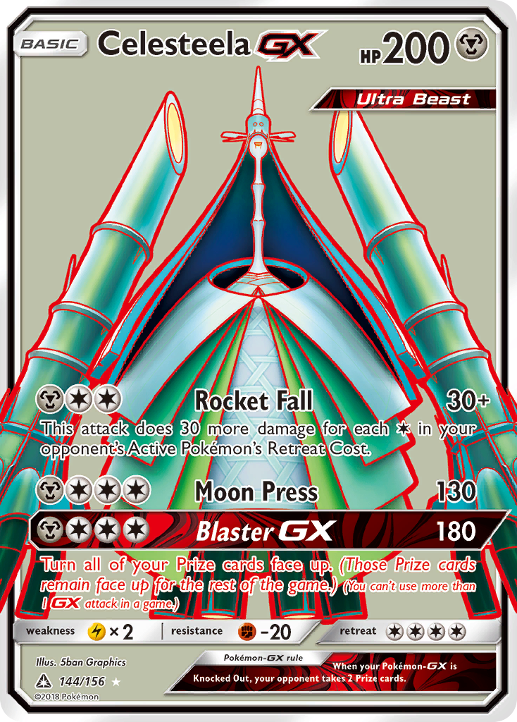 Celesteela GX (144/156) [Sun & Moon: Ultra Prism] | Eastridge Sports Cards & Games