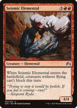 Seismic Elemental [Magic Origins] | Eastridge Sports Cards & Games