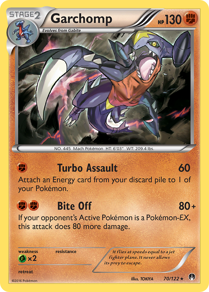 Garchomp (70/122) [XY: BREAKpoint] | Eastridge Sports Cards & Games