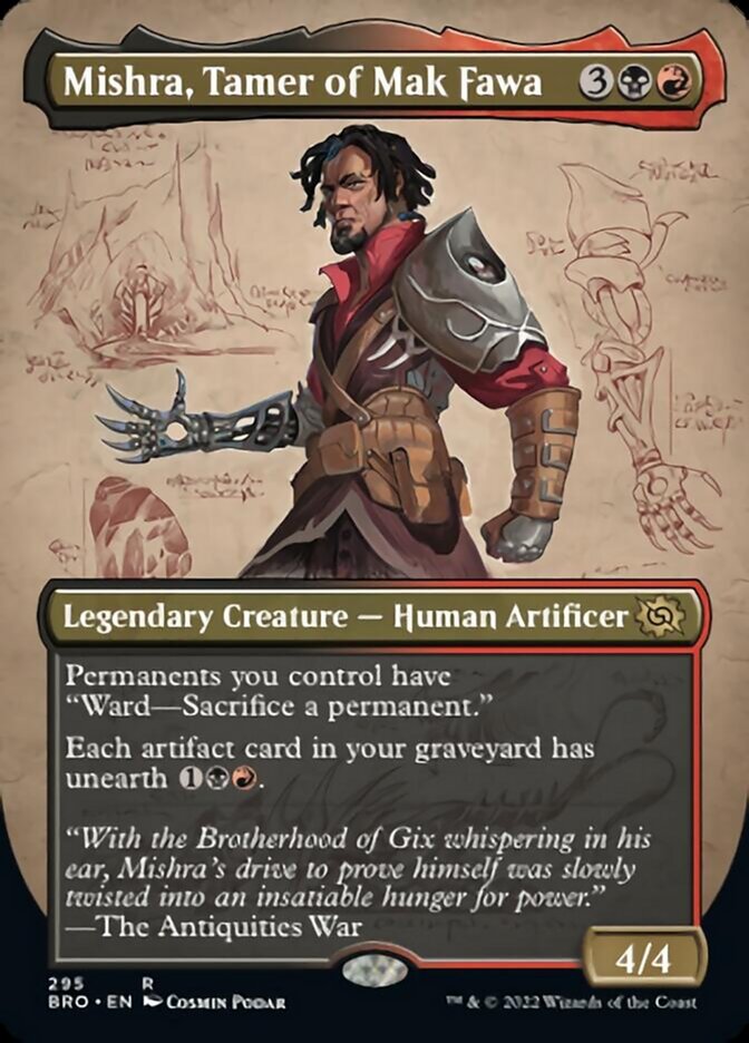 Mishra, Tamer of Mak Fawa (Borderless Alternate Art) [The Brothers' War] | Eastridge Sports Cards & Games