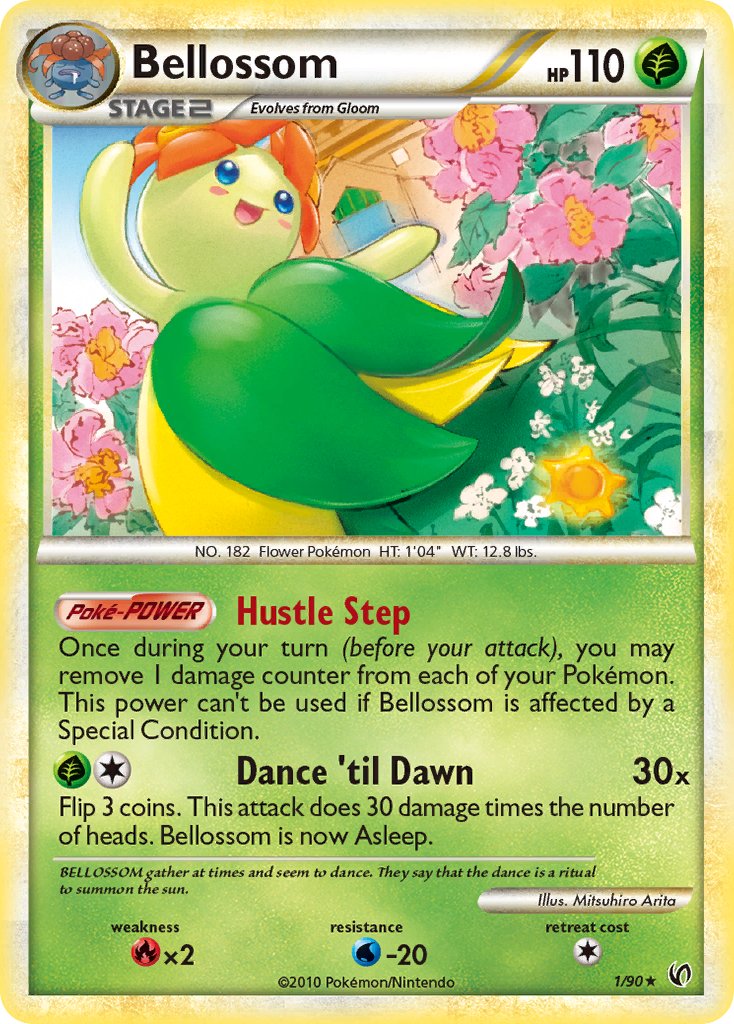 Bellossom (1/90) (Theme Deck Exclusive) [HeartGold & SoulSilver: Undaunted] | Eastridge Sports Cards & Games