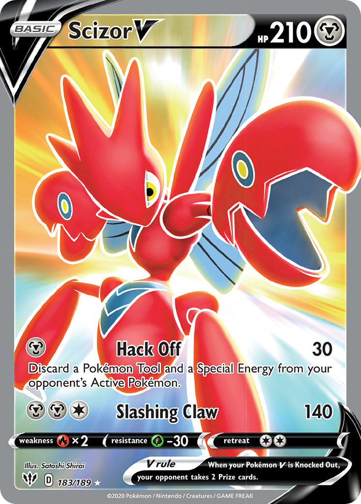 Scizor V (183/189) [Sword & Shield: Darkness Ablaze] | Eastridge Sports Cards & Games