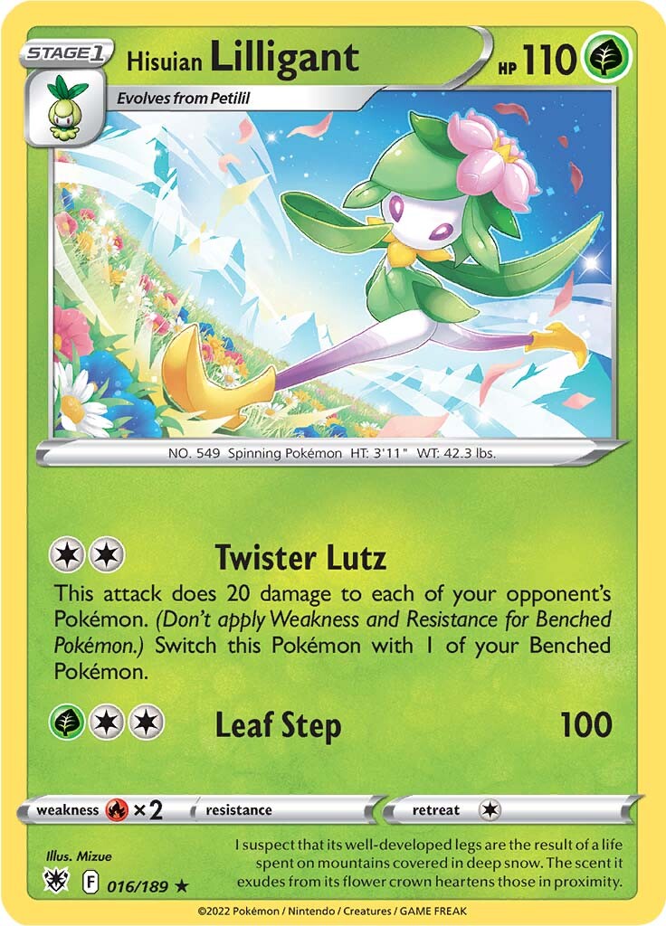 Hisuian Lilligant (016/189) [Sword & Shield: Astral Radiance] | Eastridge Sports Cards & Games