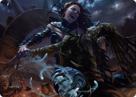 Olivia's Midnight Ambush Art Card [Innistrad: Midnight Hunt Art Series] | Eastridge Sports Cards & Games