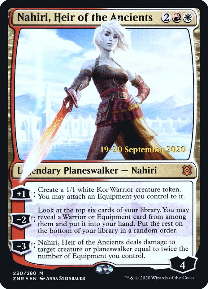 Nahiri, Heir of the Ancients  [Zendikar Rising Prerelease Promos] | Eastridge Sports Cards & Games