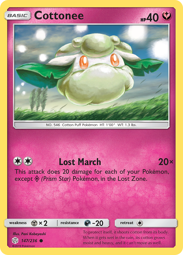 Cottonee (147/236) [Sun & Moon: Cosmic Eclipse] | Eastridge Sports Cards & Games