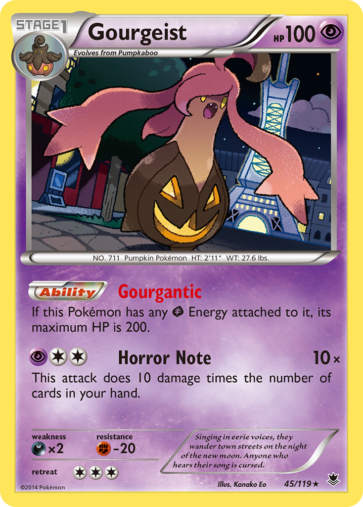 Gourgeist (45/119) [XY: Phantom Forces] | Eastridge Sports Cards & Games