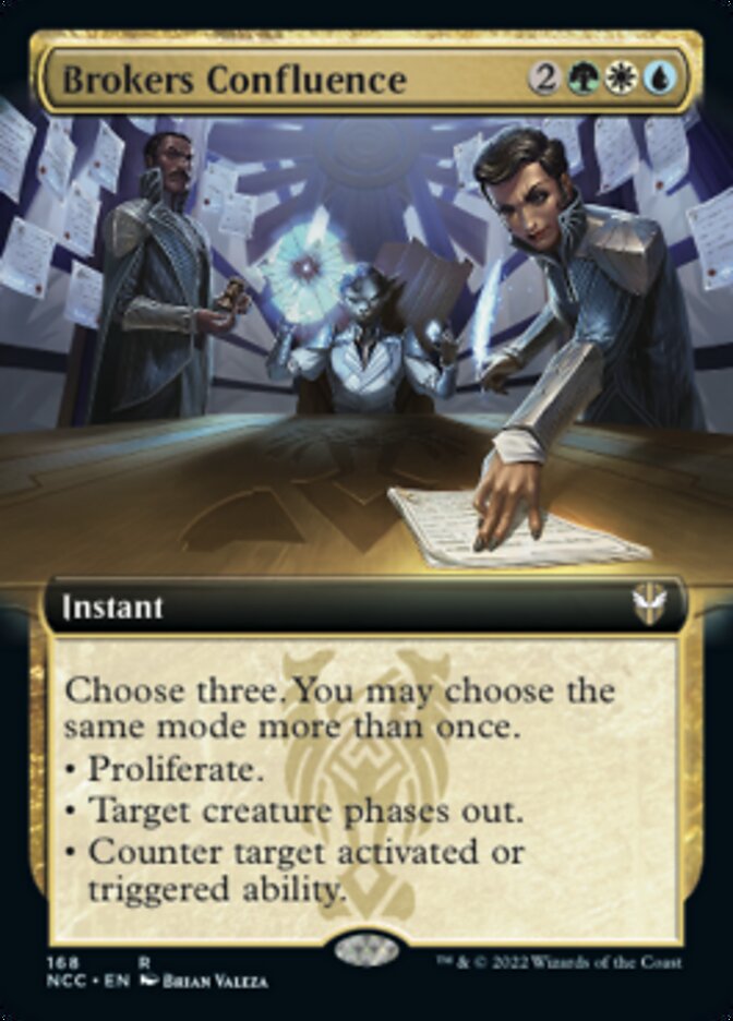 Brokers Confluence (Extended Art) [Streets of New Capenna Commander] | Eastridge Sports Cards & Games