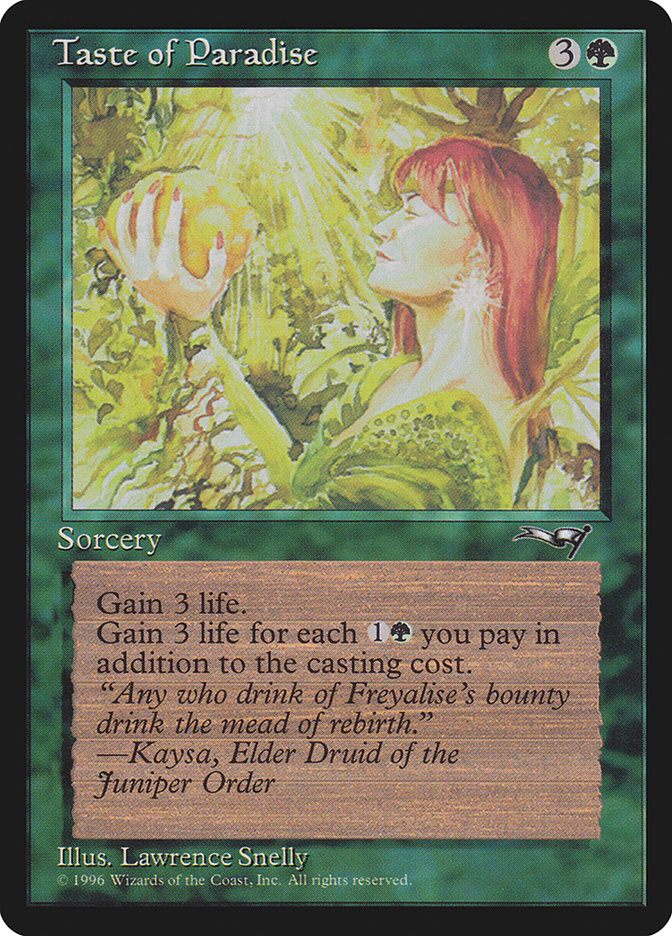 Taste of Paradise (Holding Fruit) [Alliances] | Eastridge Sports Cards & Games