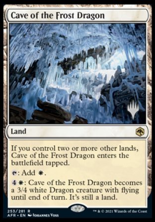 Cave of the Frost Dragon (Promo Pack) [Dungeons & Dragons: Adventures in the Forgotten Realms Promos] | Eastridge Sports Cards & Games