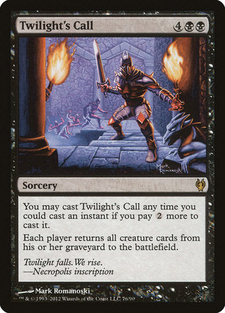 Twilight's Call [Duel Decks: Izzet vs. Golgari] | Eastridge Sports Cards & Games