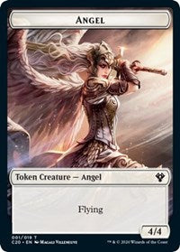 Angel // Elemental (010) Double-sided Token [Commander 2020 Tokens] | Eastridge Sports Cards & Games