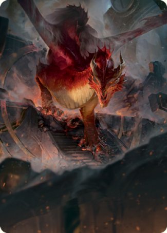 Red Dragon Art Card [Dungeons & Dragons: Adventures in the Forgotten Realms Art Series] | Eastridge Sports Cards & Games