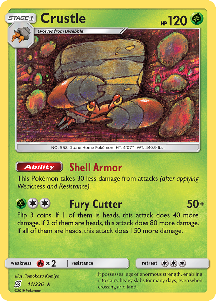 Crustle (11/236) [Sun & Moon: Unified Minds] | Eastridge Sports Cards & Games