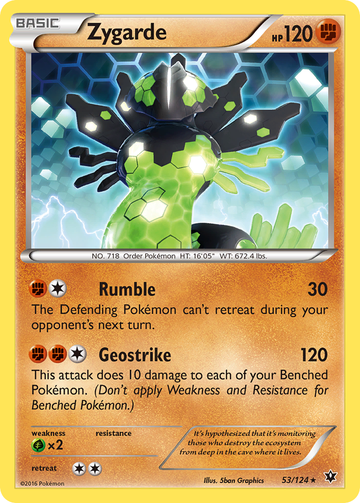 Zygarde (53/124) [XY: Fates Collide] | Eastridge Sports Cards & Games