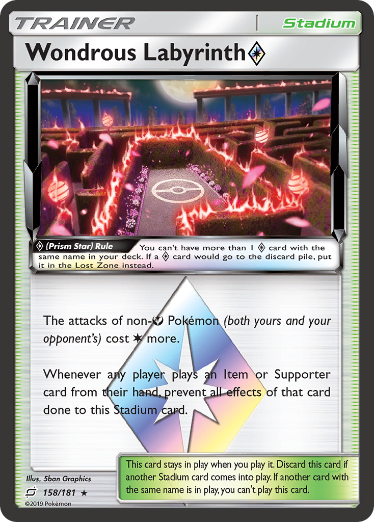 Wondrous Labyrinth (158/181) (Prism Star) [Sun & Moon: Team Up] | Eastridge Sports Cards & Games