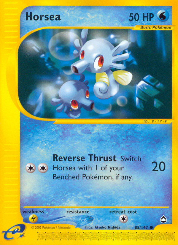 Horsea (85/147) [Aquapolis] | Eastridge Sports Cards & Games