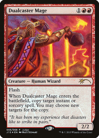 Dualcaster Mage [Judge Gift Cards 2015] | Eastridge Sports Cards & Games
