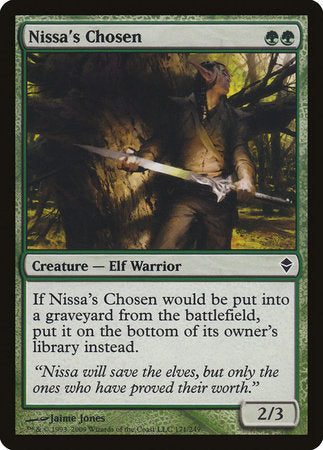 Nissa's Chosen [Zendikar] | Eastridge Sports Cards & Games