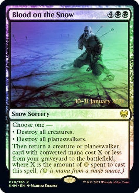 Blood on the Snow  [Kaldheim Prerelease Promos] | Eastridge Sports Cards & Games