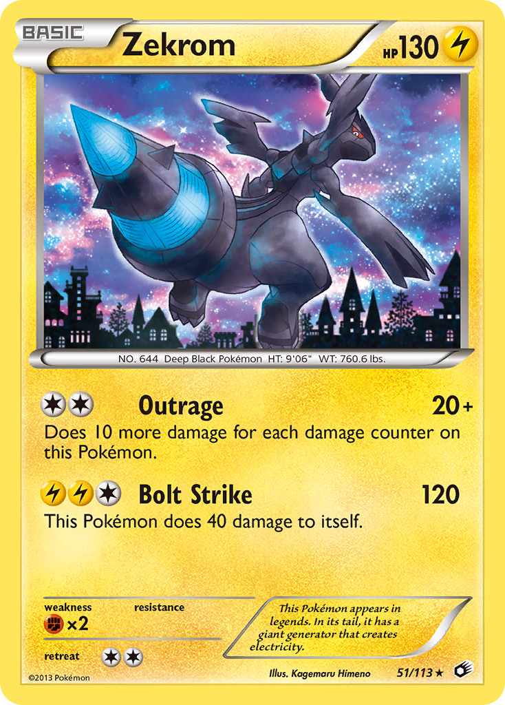 Zekrom (51/113) [Black & White: Legendary Treasures] | Eastridge Sports Cards & Games