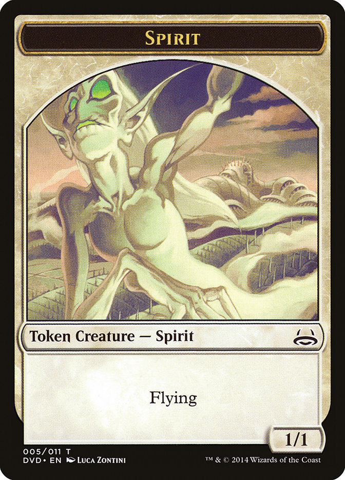 Spirit Token (Divine vs. Demonic) [Duel Decks Anthology Tokens] | Eastridge Sports Cards & Games