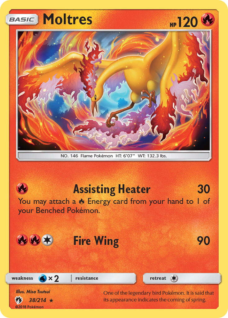 Moltres (38/214) [Sun & Moon: Lost Thunder] | Eastridge Sports Cards & Games